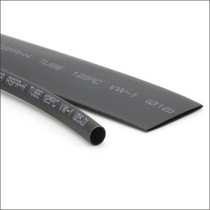 4,8 mm Isı İle Daralan Makaron Siyah