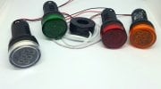 Led Göstergeli Ampermetre 22mm